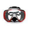 PSI Big Vizz Mask Black Red