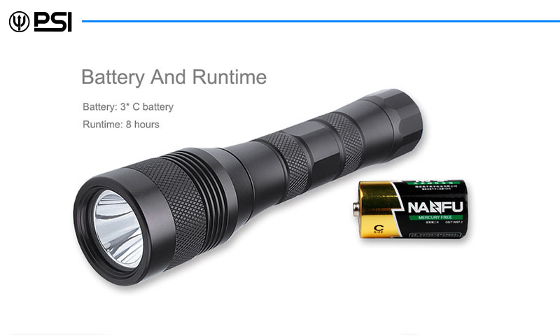 PSI X3C Light battery and runtime
