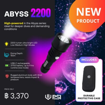 PSI Abyss 2200 Dive Light