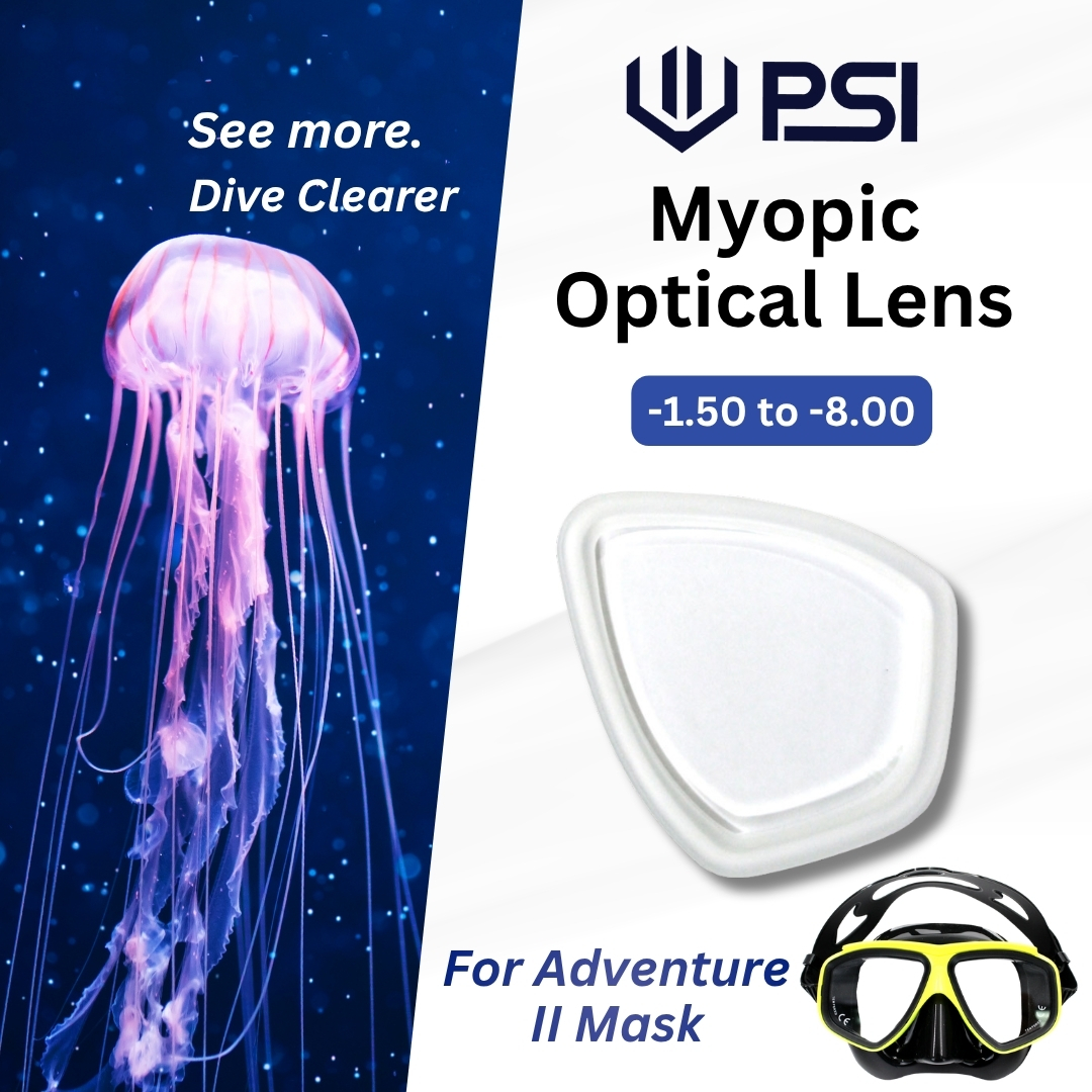 PSI Myopic Optical Lens for Adventure II Mask